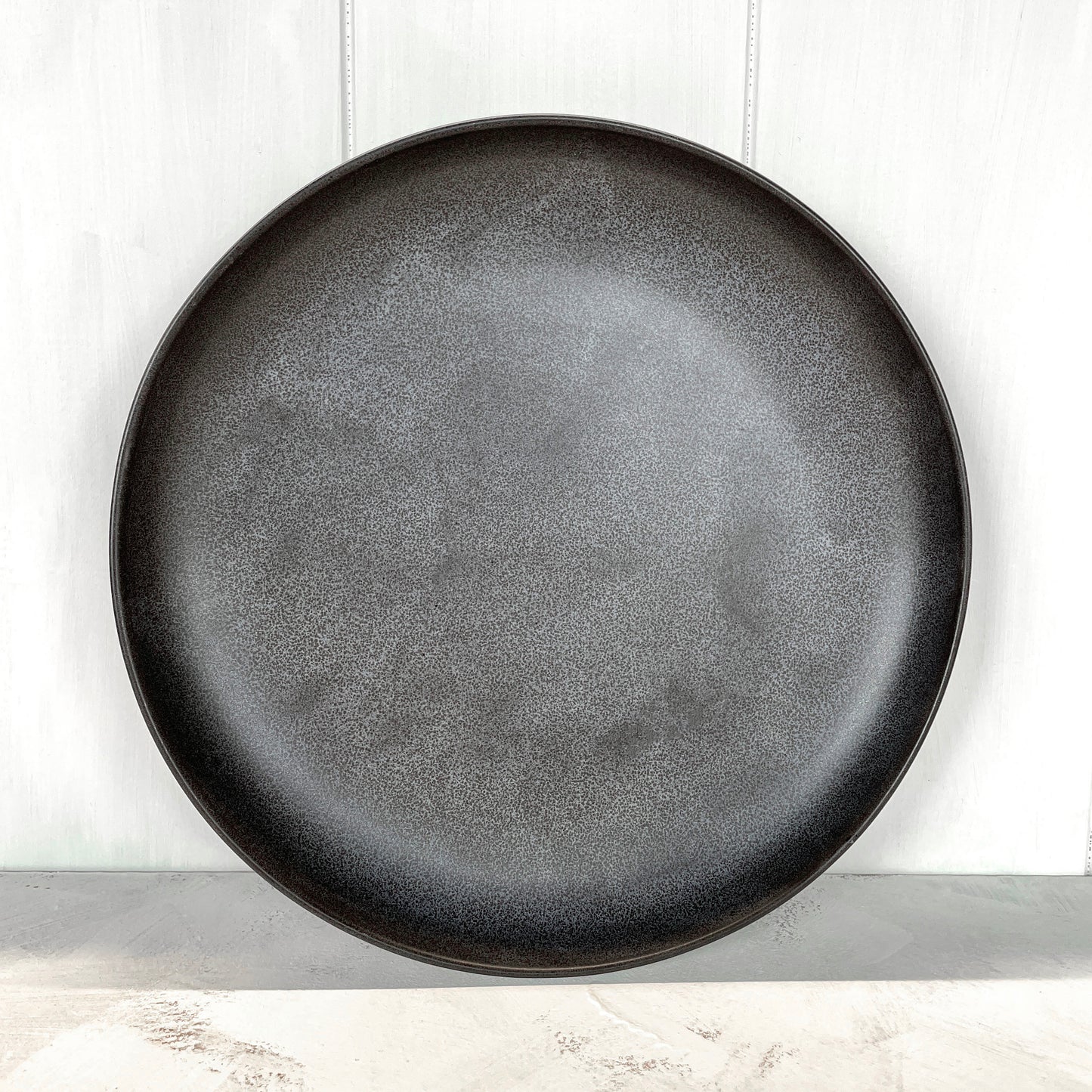STIPPLE Pewter Dinner Plate Set of 4