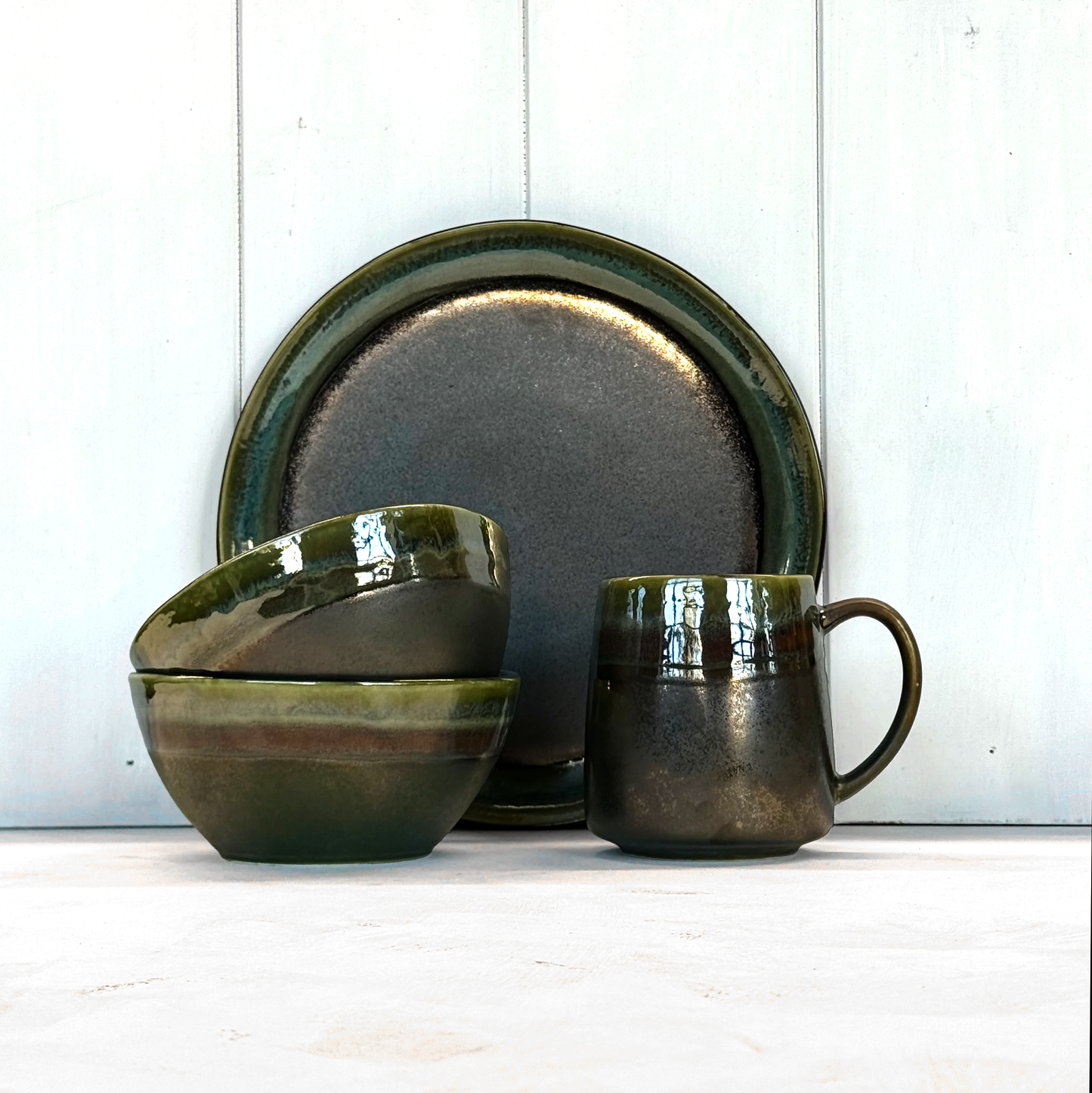 MINERALE Jade Side Plate Set of 4