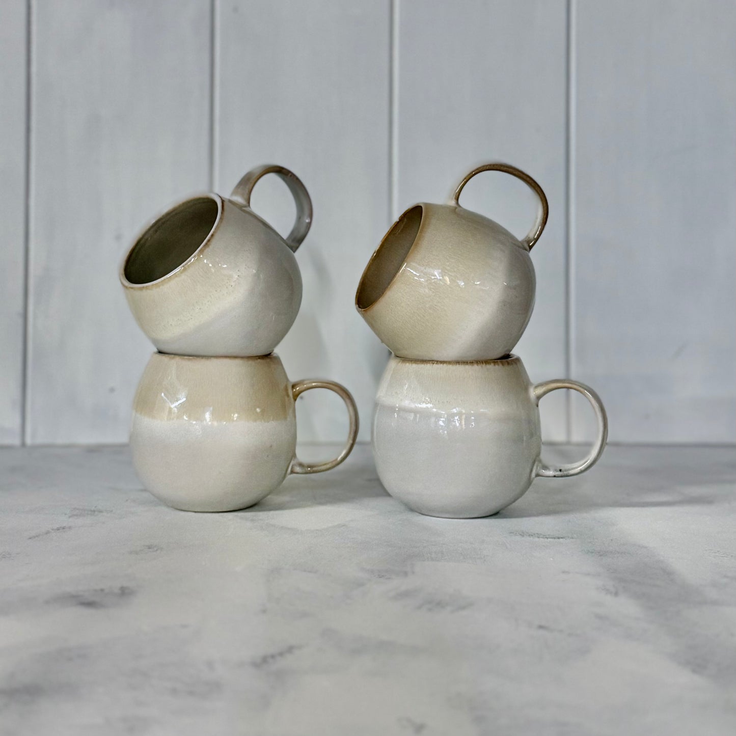 CHESTNUT Hug Mug Set of 4 - Sand