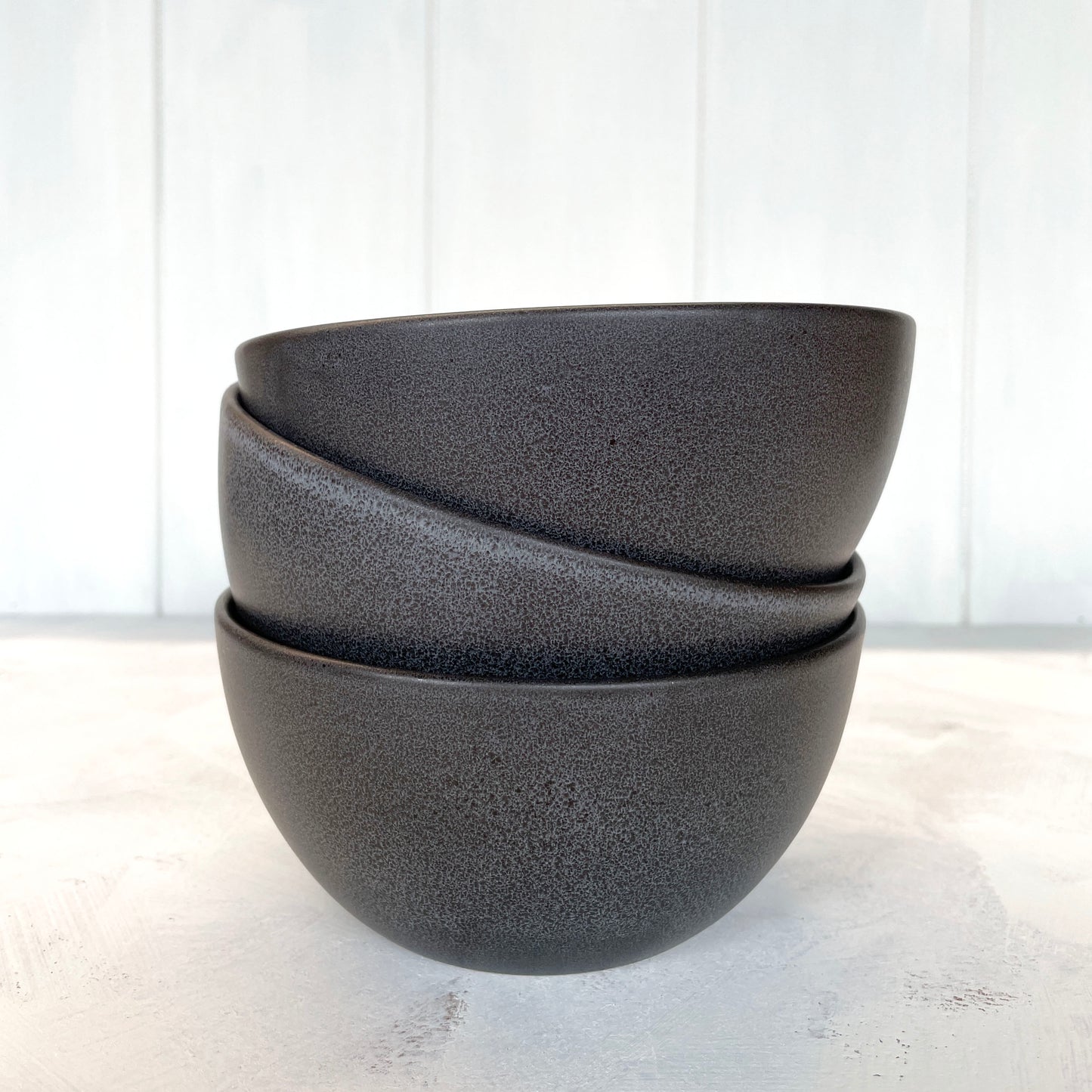 STIPPLE Pewter Cereal Bowl Set of 4