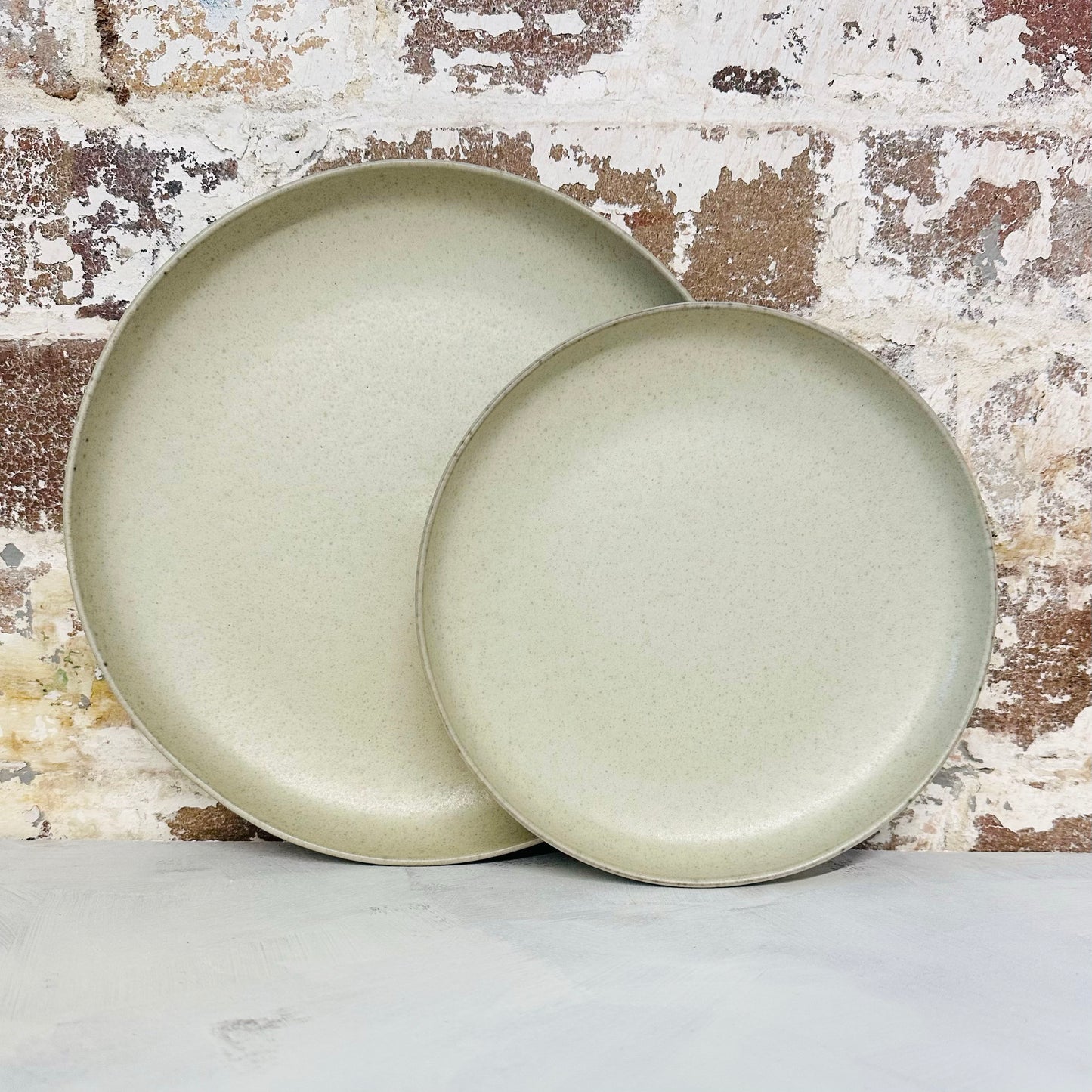 STIPPLE Flax Side Plate Set of 4