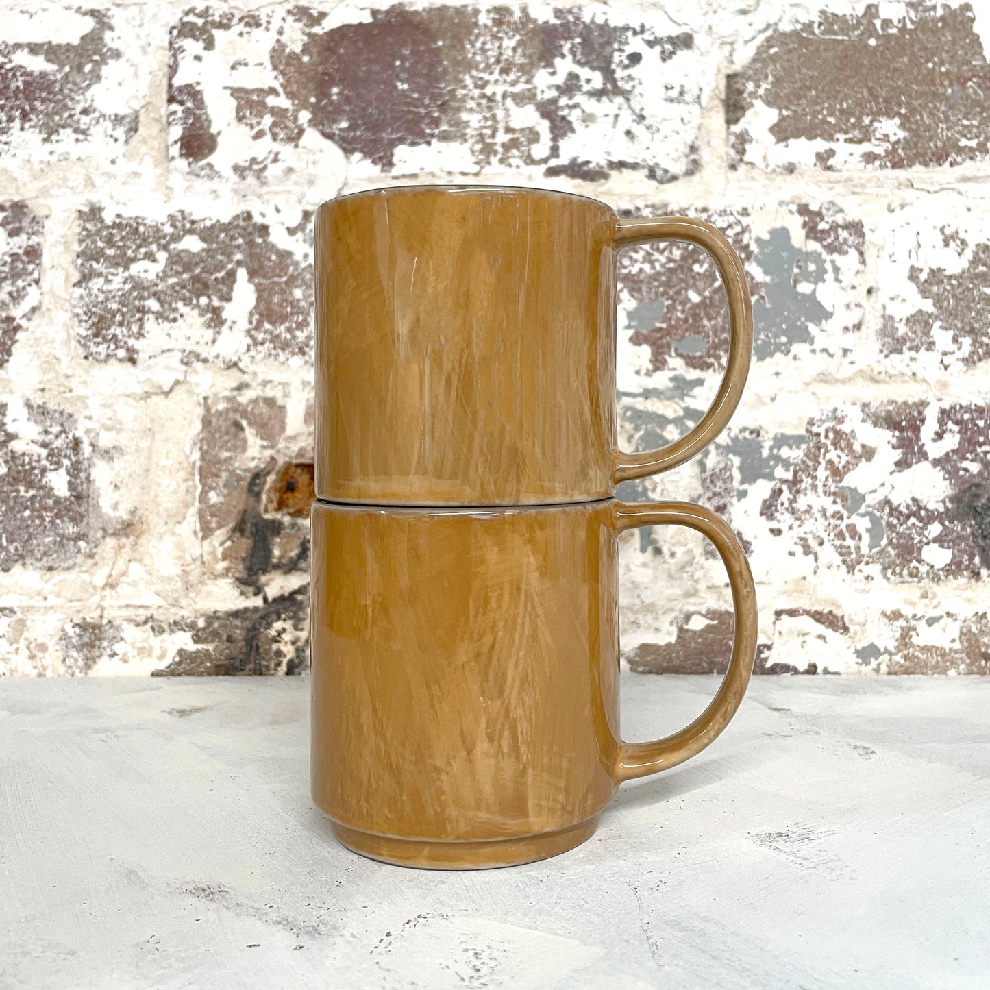 Brush Toffee Mug Set of 4