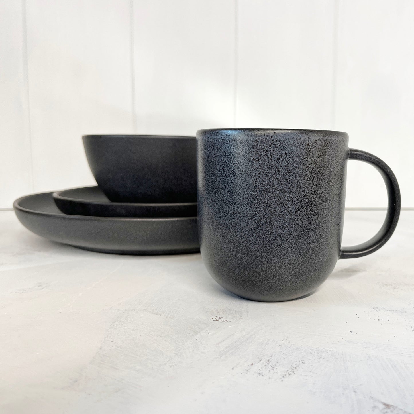 STIPPLE Pewter Mug Set of 4