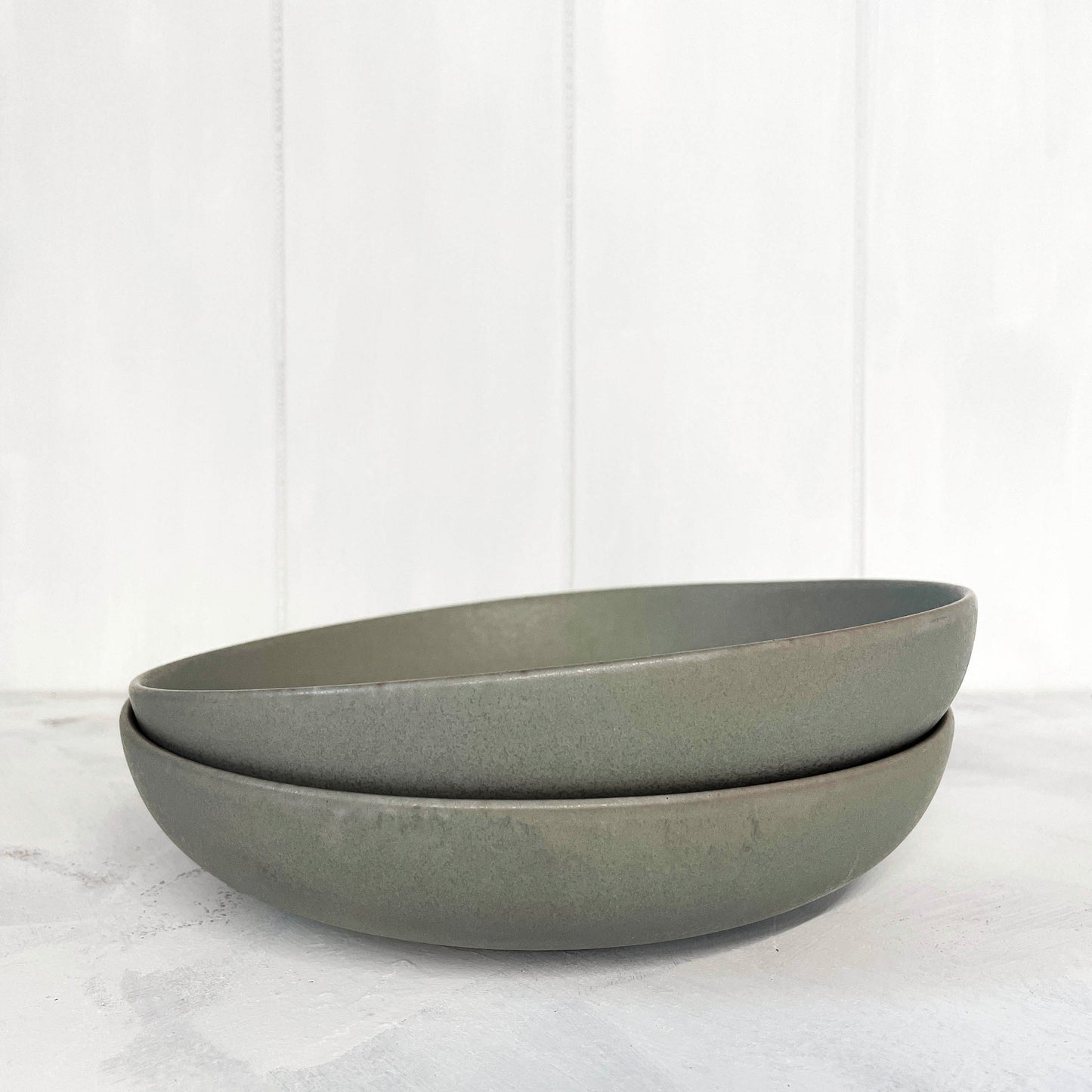 STIPPLE Sage Pasta Bowl Set of 4