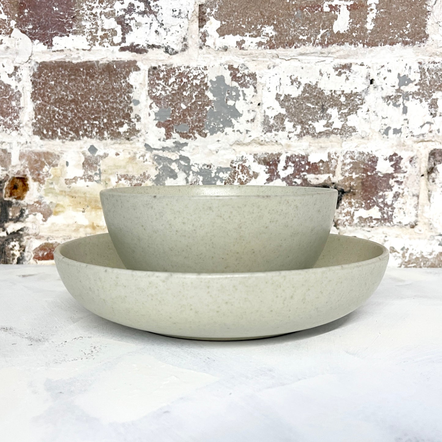 STIPPLE Flax Pasta Bowl Set of 4
