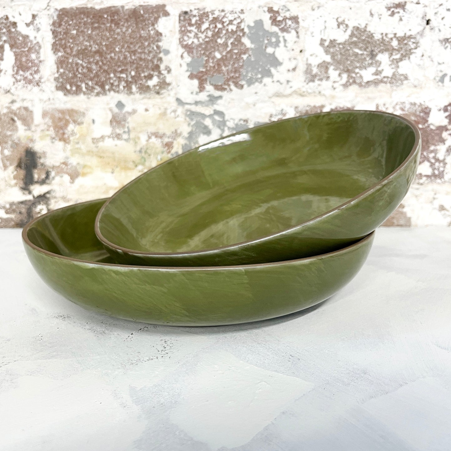 BRUSH Hunter Pasta Bowl Set of 4
