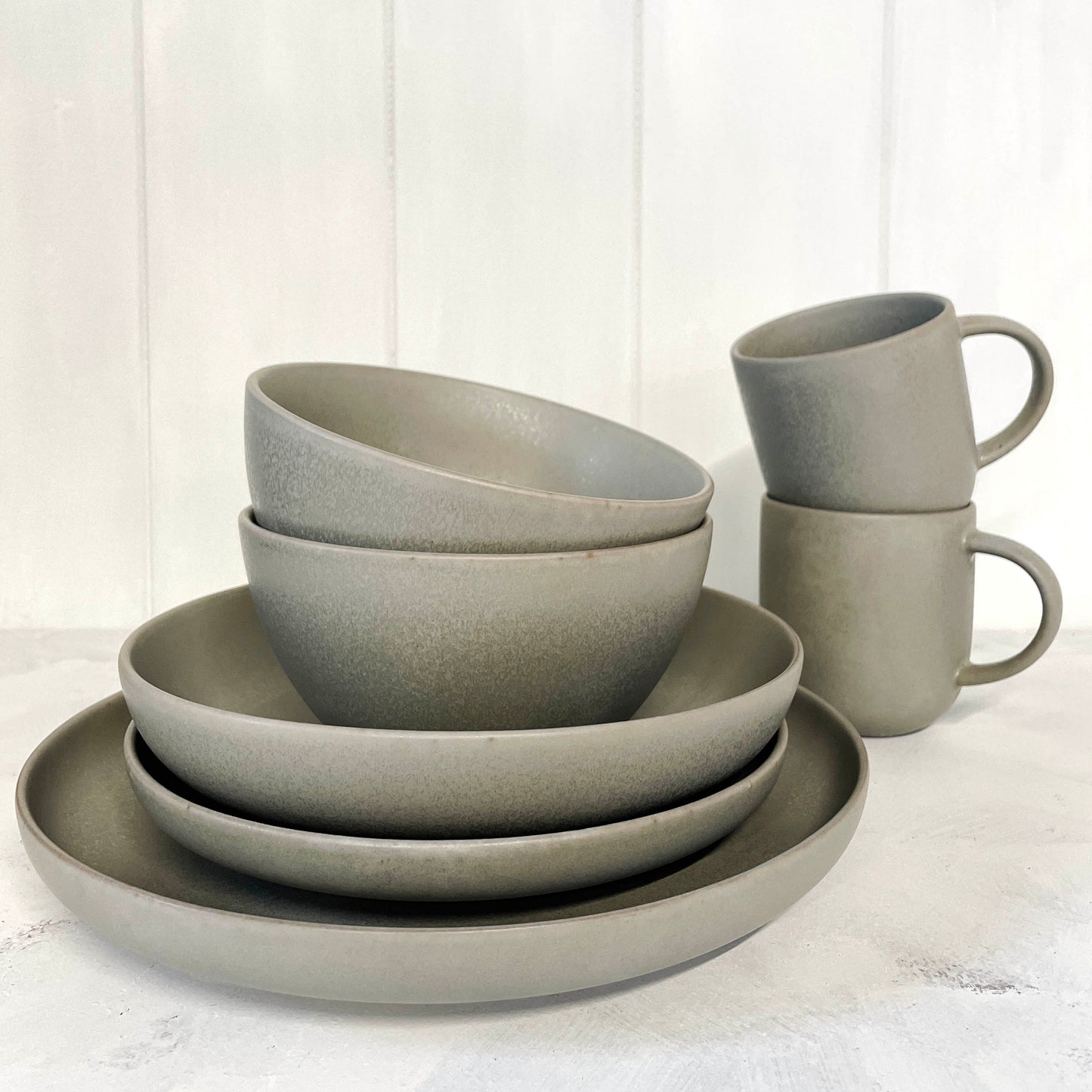 STIPPLE Sage Cereal Bowl Set of 4